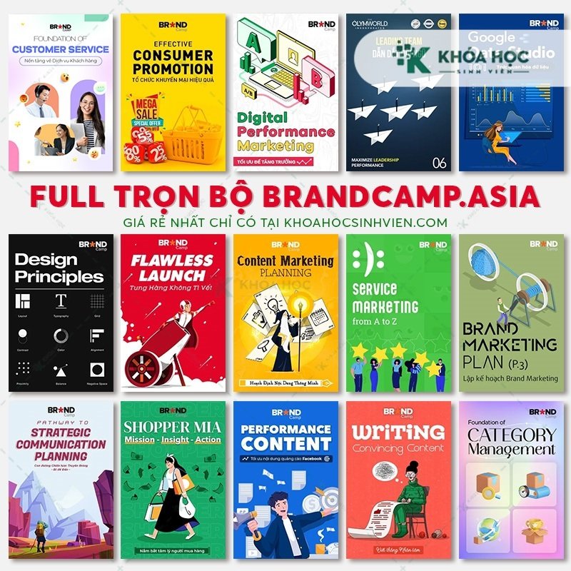 Full Học Trọn Bộ Khóa Học Brandcamp.asia